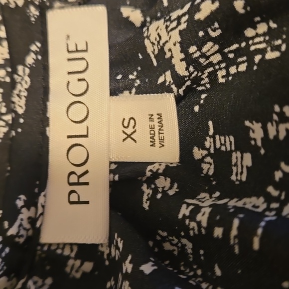 Prologue Black and white Long Dress Size XS - Picture 8 of 9